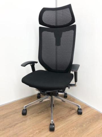 【中古】バロンチェア  オカムラ（okamura） 肘付ハイバックチェア