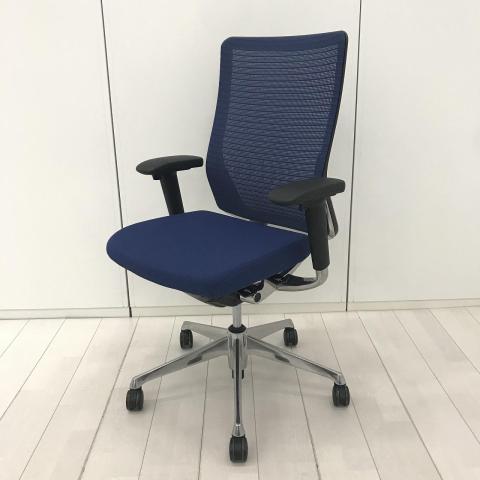 【中古】コーラルメッシュ CQ85BR　FSF3 オカムラ（okamura） 肘付ハイバックチェア