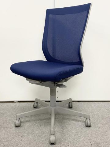 【中古】エスクードメッシュ  オカムラ（okamura） 肘無ハイバックチェア