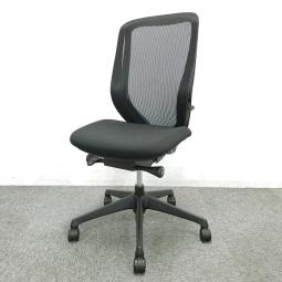 【在庫入替セール】【2脚限定】【ロット商品！】オカムラ｜シルフィー｜ブラックカラー｜肘無しハイバックチェア！！【T5】