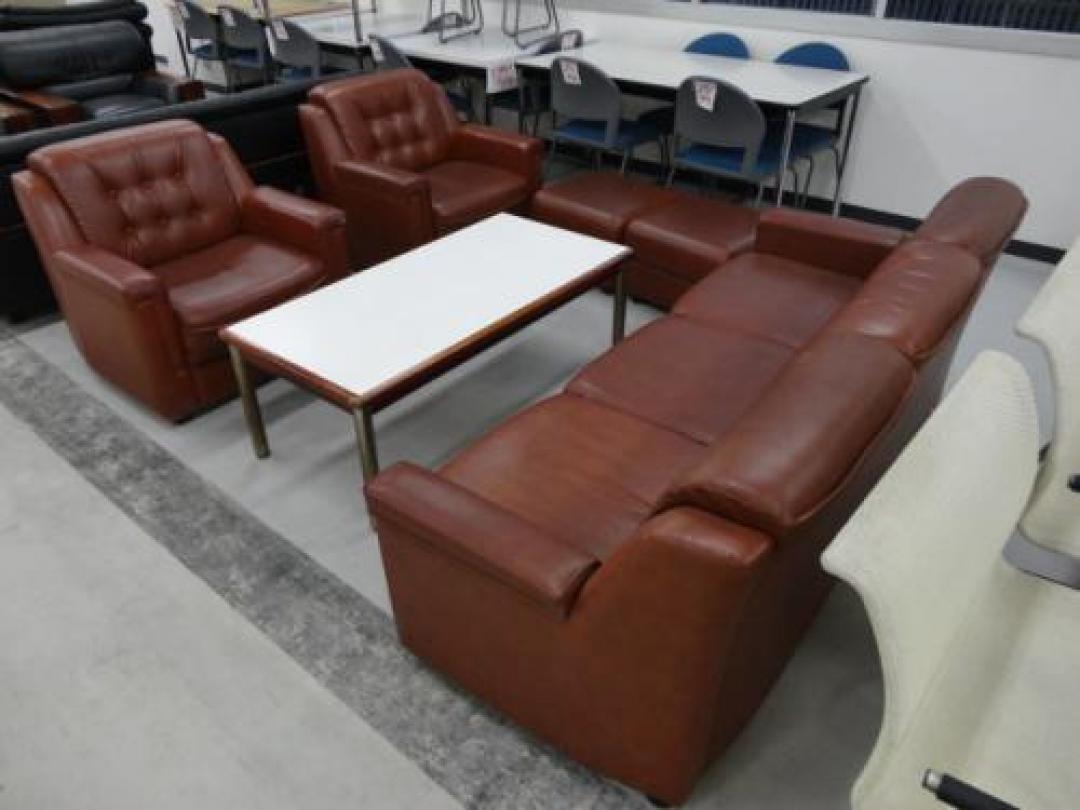中古】 応接セット一式 59528 - 中古オフィス家具ならオフィスバスターズ