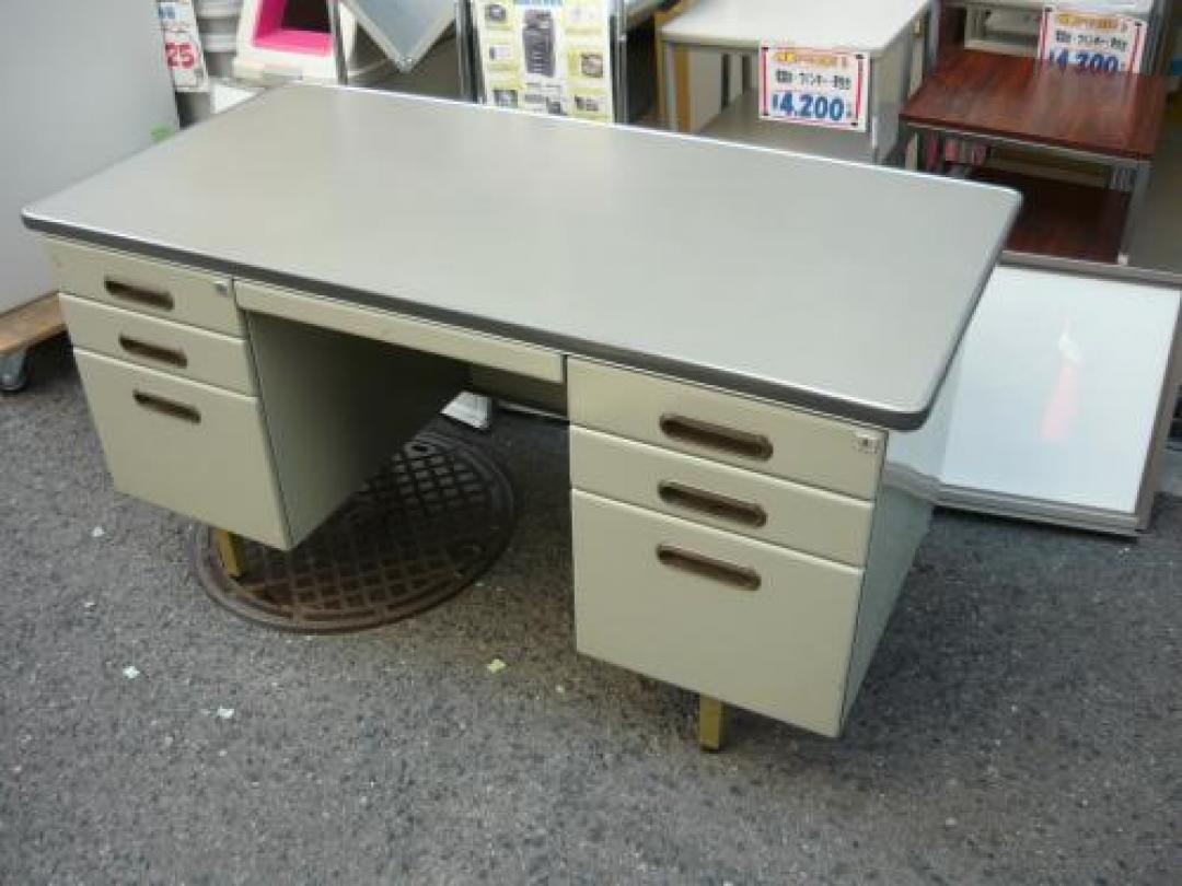 中古】 両袖机 59987 - 中古オフィス家具ならオフィスバスターズ