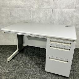 【大量入荷！！】　オフィスデスクお探しならこれ！　◆内田洋行 FEED　片袖机　/　グレー　/　通常デスク　/　袖机　/　袖付き　/　事務机　/　格安　福岡　中古家具　安い　九州最大級