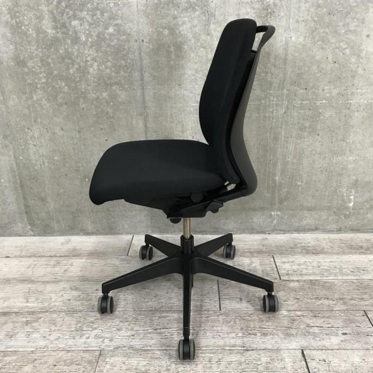 中古】フルゴ KF-440GB-T1T1 イトーキ/ITOKI 肘無ローバックチェア