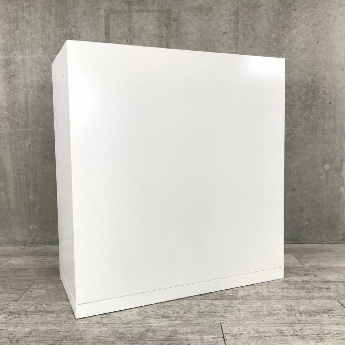 中古】レクトライン オカムラ/okamura ローキャビネット／両開き