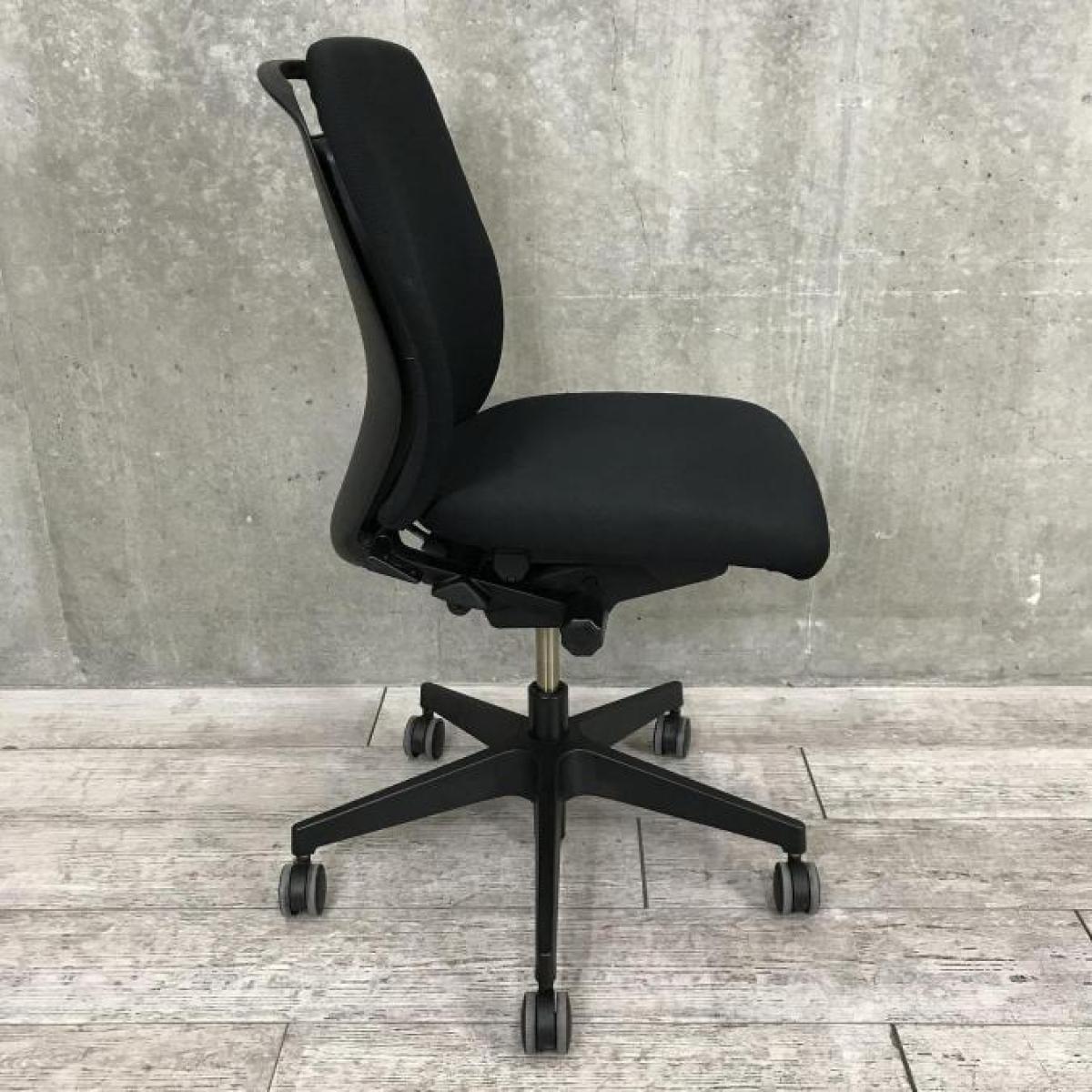 中古】フルゴ KF-440GB-T1T1 イトーキ/ITOKI 肘無ローバックチェア 