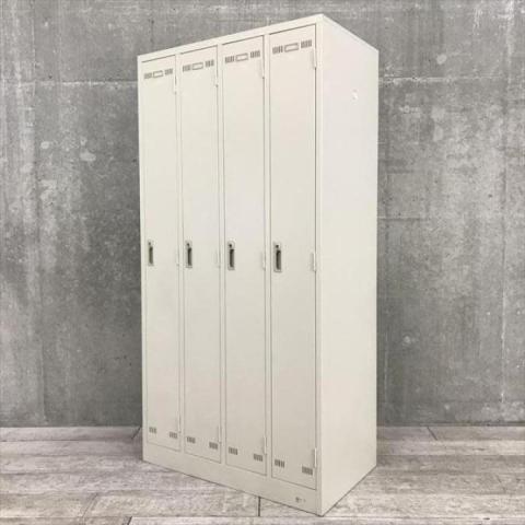 【中古】SLK SLK-4 生興 4人用更衣ロッカー