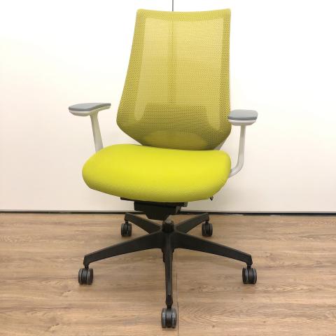 【中古】デュオラ メッシュ CRSG3000E1N コクヨ（KOKUYO） 肘付ハイバックチェア