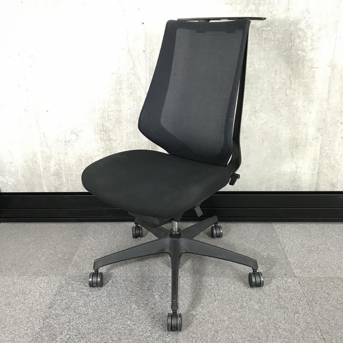 【在庫入替セール品】在宅勤務/高機能/おすすめ　 コクヨ（KOKUYO）製　デュオラ（Duora）チェア　肘無ハイバック　■ブラック　■背面メッシュ
                        デュオラ メッシュ
                                    中古
            
