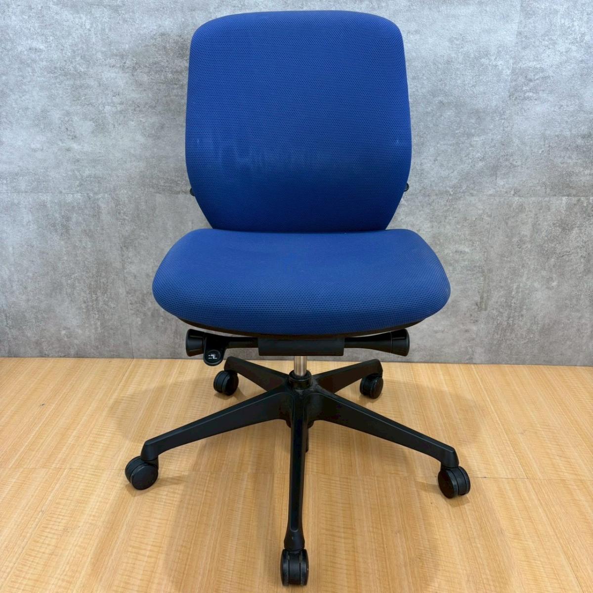 中古】 シルフィー C633XR FSF3 オカムラ/okamura 肘無ローバック 