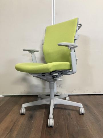 【中古】エスクード C496GR FFW6 オカムラ（okamura） 肘付ハイバックチェア
