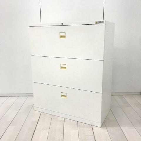 【中古】SAデュオライン 4B3SZC ZA75 オカムラ（okamura） ローキャビネット／ラテラル