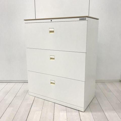 【中古】SAデュオライン 4B3SZC ZA75 オカムラ（okamura） ローキャビネット／ラテラル