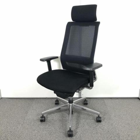 【中古】エアフォート CRS-GA2330 コクヨ（KOKUYO） 肘付ハイバックチェア