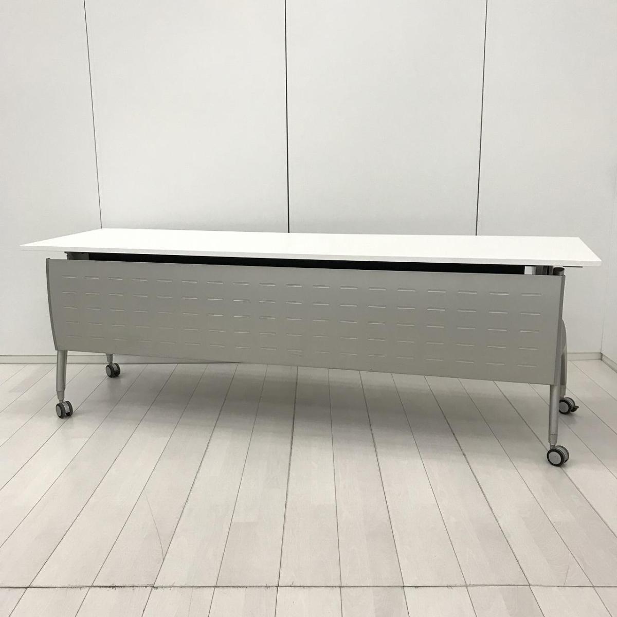 中古】リリッシュ イトーキ/ITOKI スタックテーブル(長机/折りたたみ 