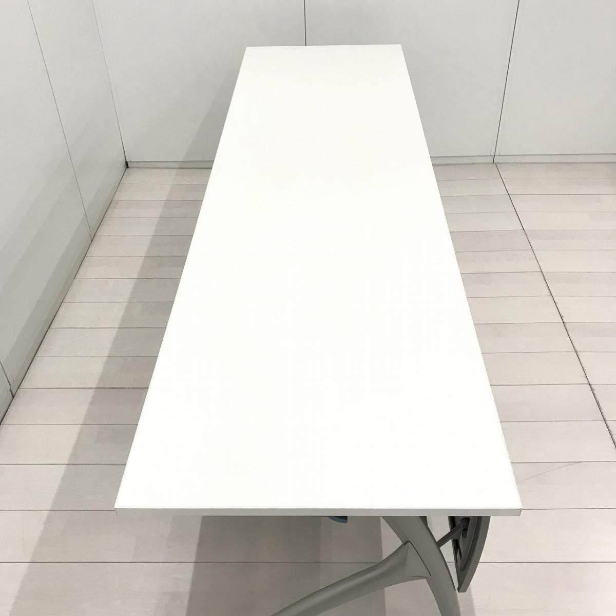 中古】リリッシュ イトーキ/ITOKI スタックテーブル(長机/折りたたみ 