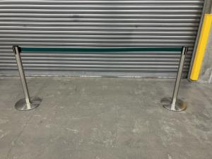 【2本1set】ベルトパーテーションが1set入荷致しました。③　行列をコントロールする必需品！！ ※マテハン本舗の中古商品は、千葉県柏市に在庫がございます。