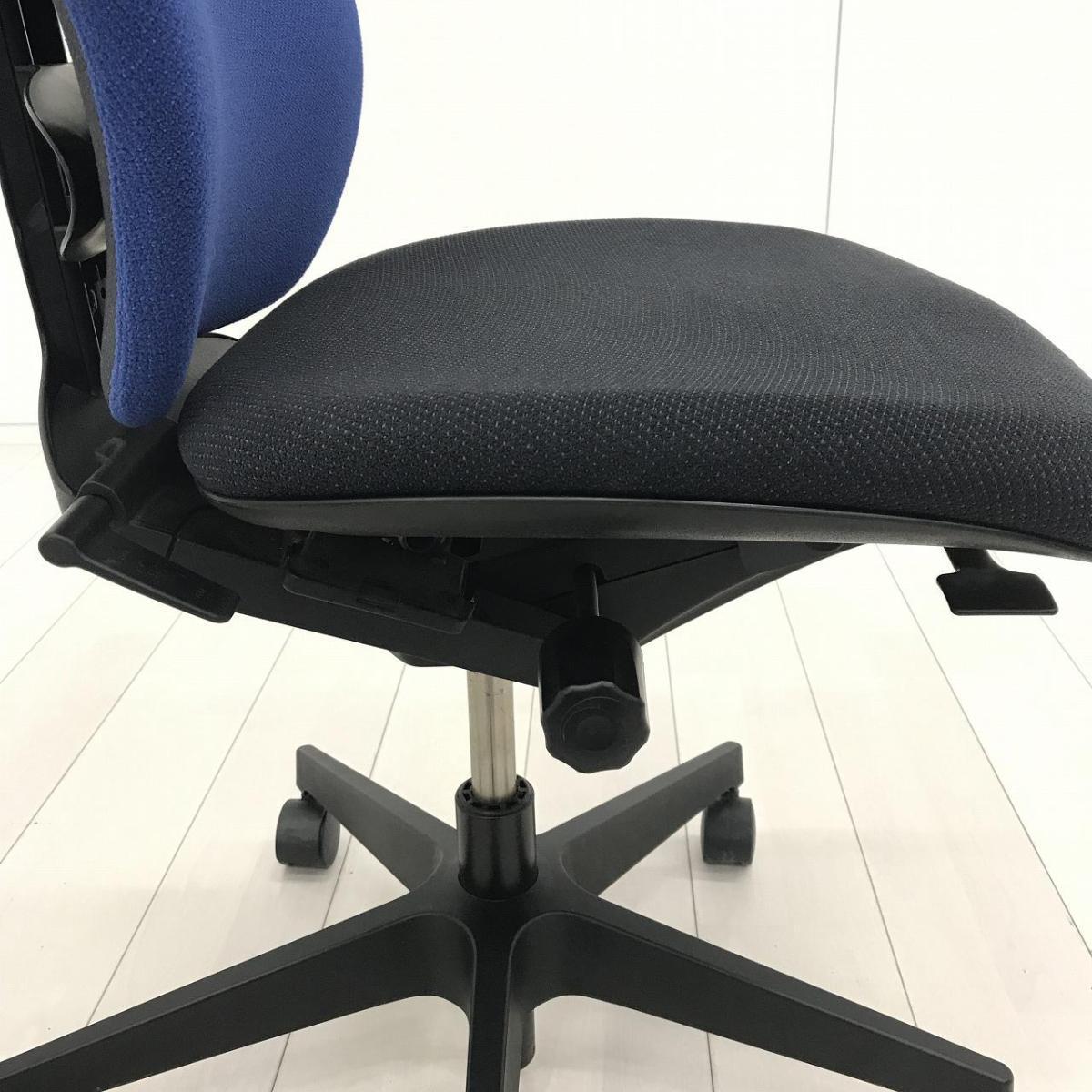 中古】プラオチェア イトーキ/ITOKI 肘無ローバックチェア 590770
