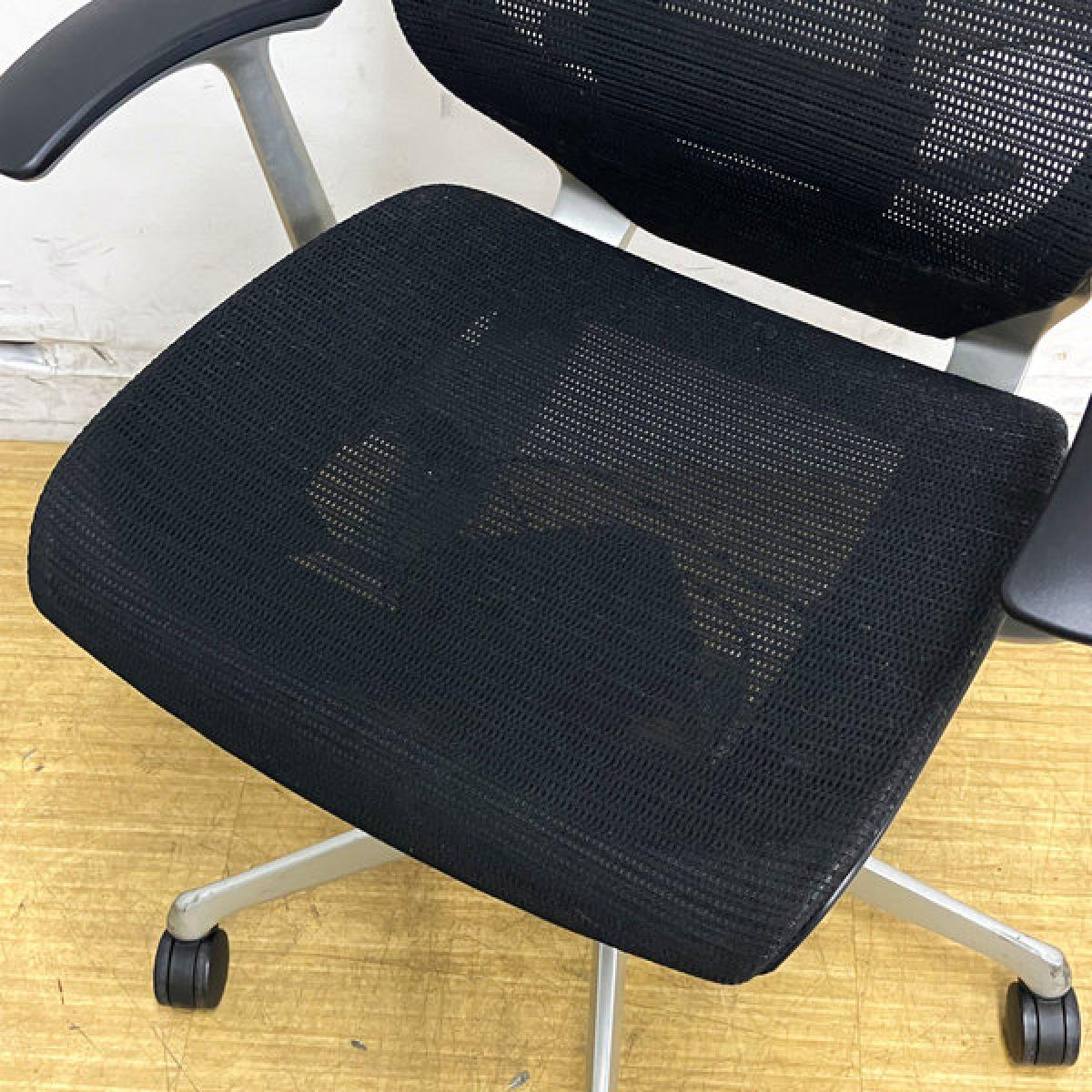 中古】バロンチェア オカムラ/okamura 肘付ハイバックチェア 590776 
