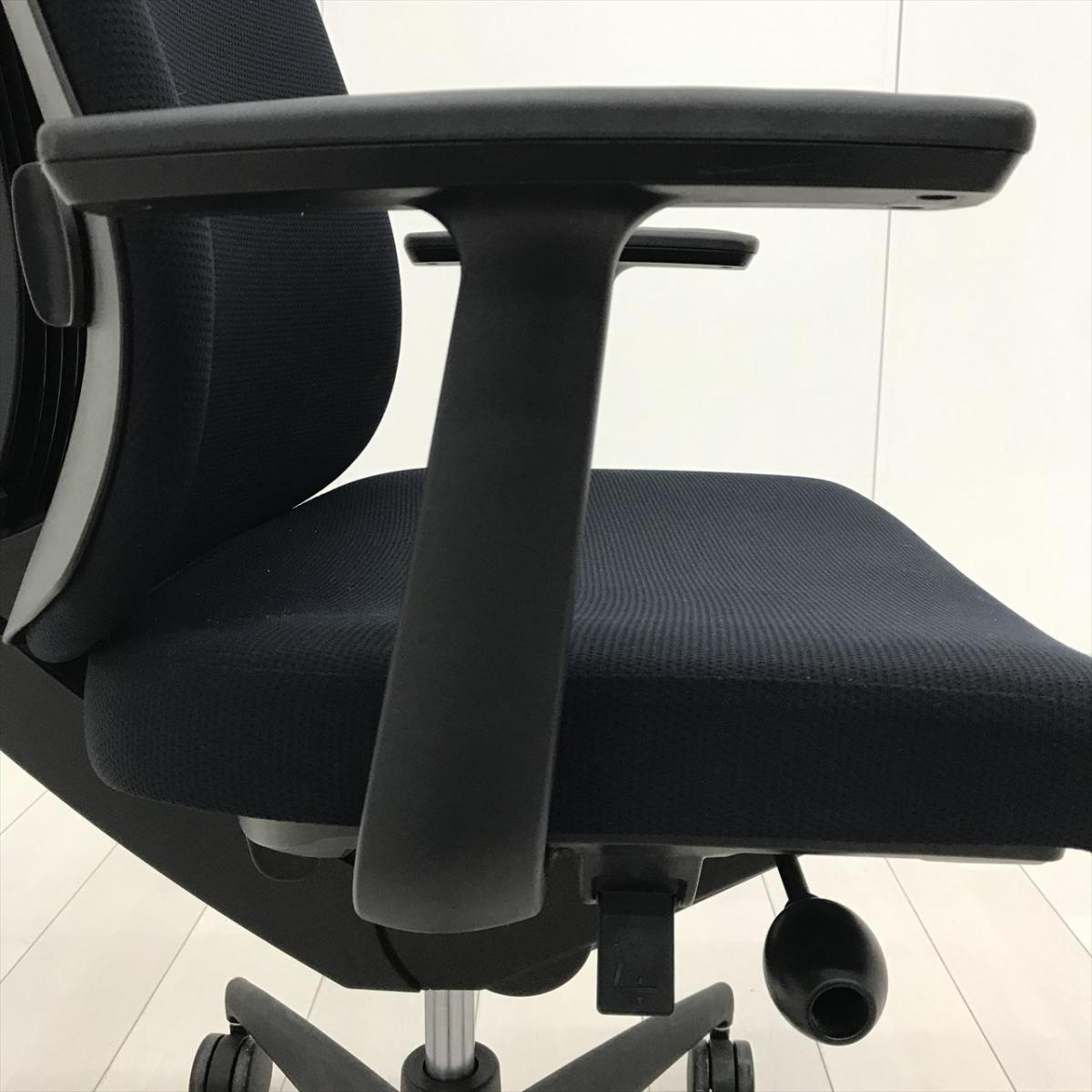 中古】ウィザード2 CRS-G1822F6 コクヨ/KOKUYO 肘付ハイバックチェア