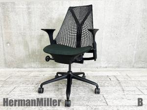 HermanMiller/ハーマンミラー　セイルチェア　ブラックｘノワール　前傾機能付き