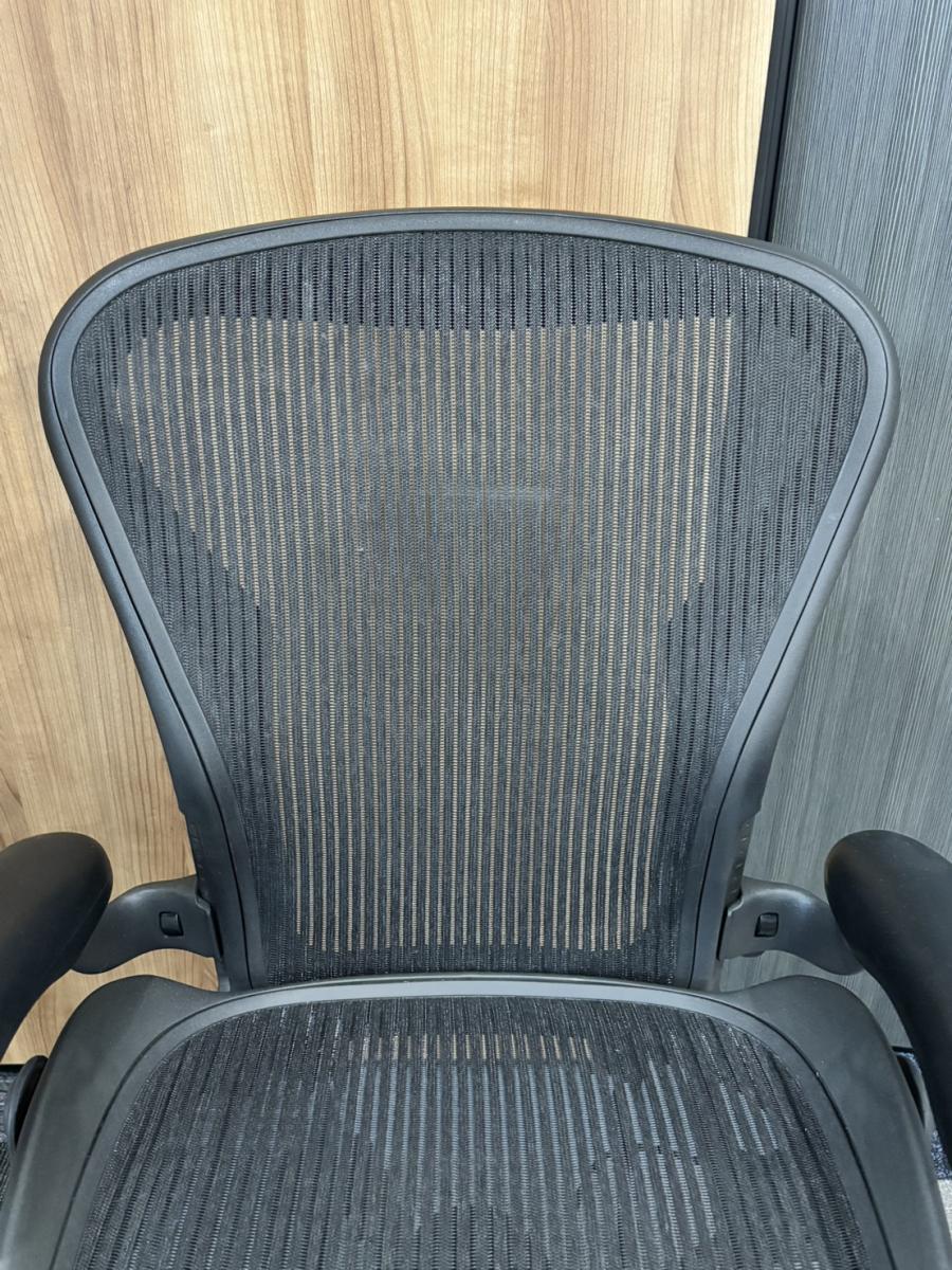 中古】アーロンチェア Herman Miller/ハーマンミラー 肘付ハイバック