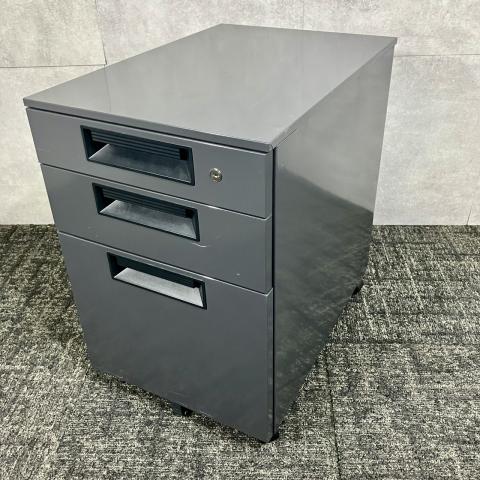 【中古】その他シリーズ SP-046SC-B3 DGY プラス（PLUS） ワゴン3段