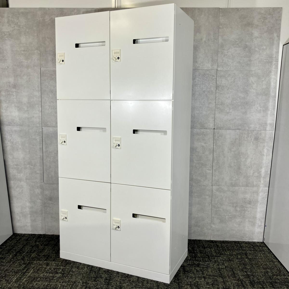 中古】レクトラインロッカー 4Z6VRS 0396 オカムラ/okamura 6人用 