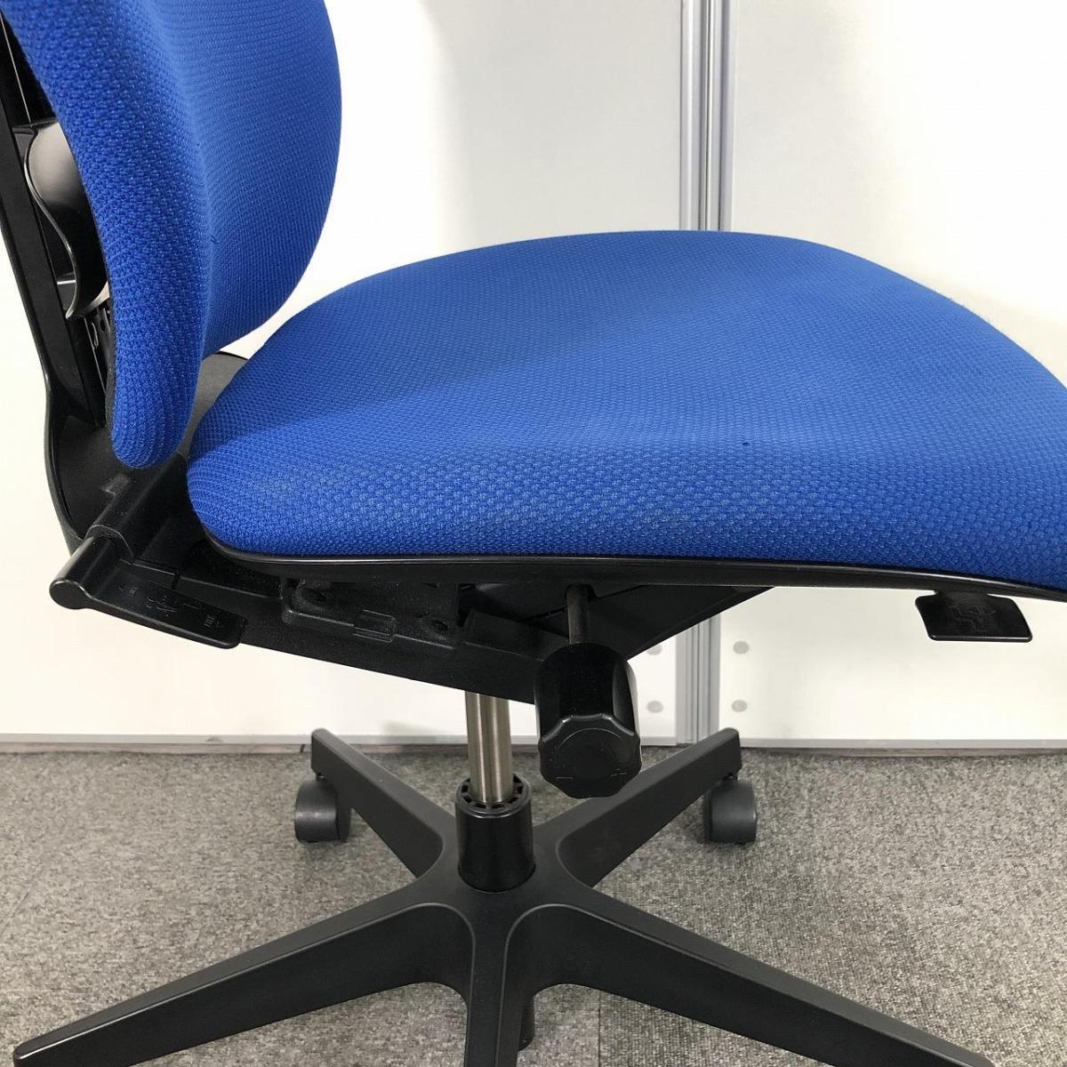 中古】プラオチェア KE-240GH-T1N7 イトーキ/ITOKI 肘無ローバック 
