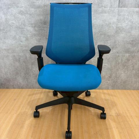 【中古】デュオラ メッシュ  コクヨ（KOKUYO） 肘付ハイバックチェア