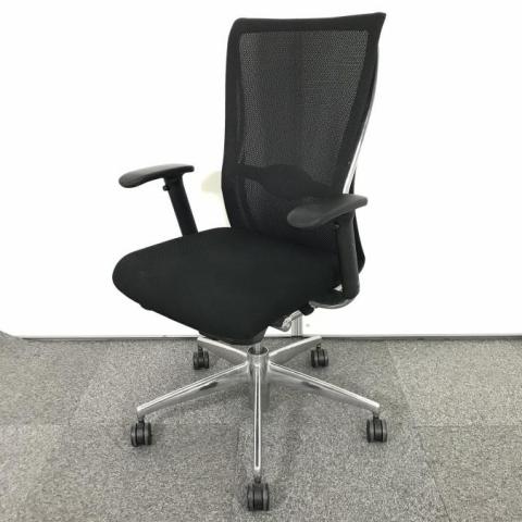 【中古】フォスターチェア CR-G1411N コクヨ（KOKUYO） 肘付ハイバックチェア