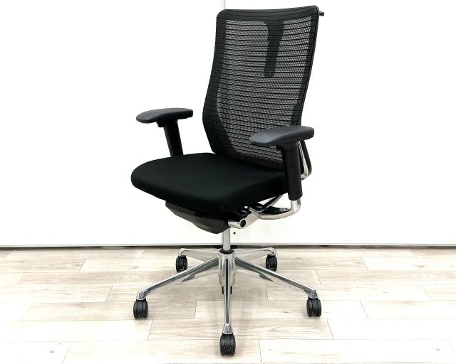 【中古】コーラルチェア CQ35BR FSH1 オカムラ（okamura） 肘付ハイバックチェア