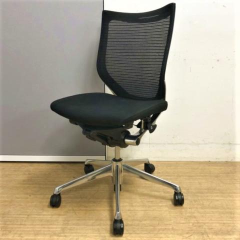【中古】バロンチェア  オカムラ（okamura） 肘無ローバックチェア