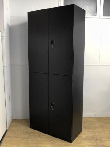 【中古】レクトライン  オカムラ（okamura） ハイキャビネット／両開き＋両開き