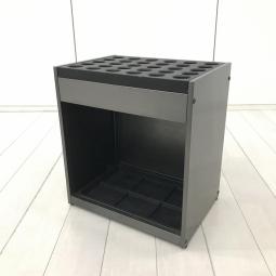 【最大30本収納！玄関をスマートに整えるコクヨ製傘立て！】■コクヨ（KOKUYO）製　 5×6 傘立て　30本収納タイプ　■W455×D320×505ｍｍ　■ブラック　【弊社使用欄：A01074852】