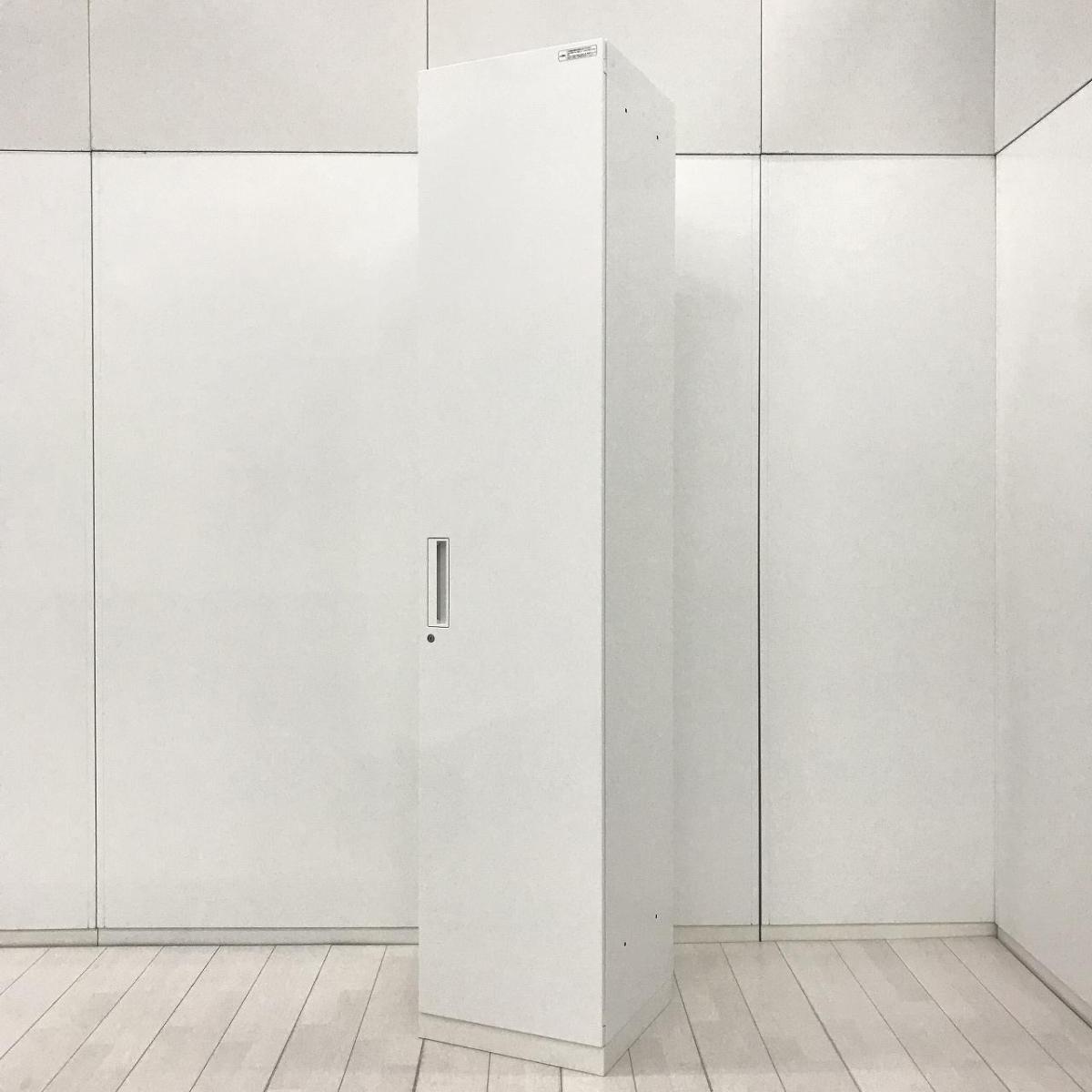 【在庫入替セール品！（本在庫限定価格）】【スリムサイズのハイキャビネット入荷！スキマ収納としてオススメ！】■コクヨ（KOKUYO）製　エディア (EDIA)　片開き書庫　W450×D450×H2150mm　■ホワイト　【弊社使用欄：A01044975】【HU】
                        エディア
                                    中古
            
