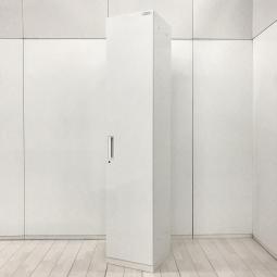 【在庫入替セール品！（本在庫限定価格）】【スリムサイズのハイキャビネット入荷！スキマ収納としてオススメ！】■コクヨ（KOKUYO）製　エディア (EDIA)　片開き書庫　W450×D450×H2150mm　■ホワイト　【弊社使用欄：A01044975】【HU】