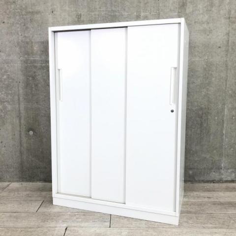 【中古】HSシリーズ 5-825-4122 ウチダ（UCHIDA) ローキャビネット／引き違い