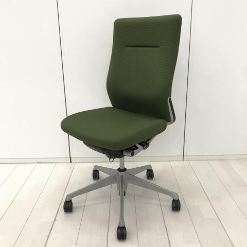 【中古】コーラルチェア  オカムラ（okamura） 肘無ハイバックチェア