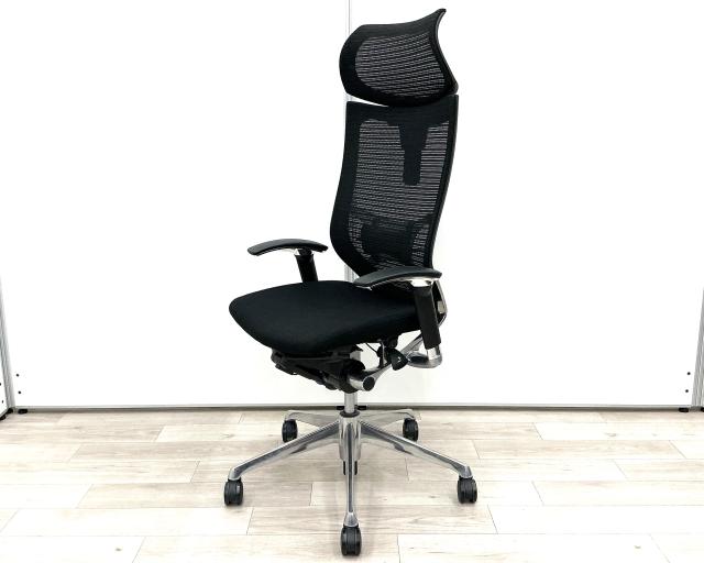 【中古】バロンチェア CP81AS FDH1 オカムラ（okamura） 肘付ハイバックチェア