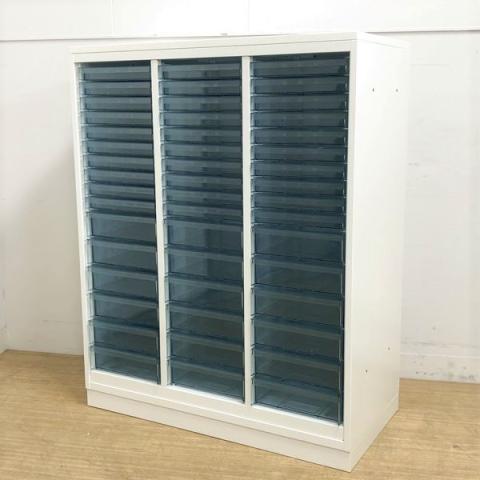 【中古】エディア BWU-PA359SAW コクヨ（KOKUYO） ローキャビネット／クリスタルトレー