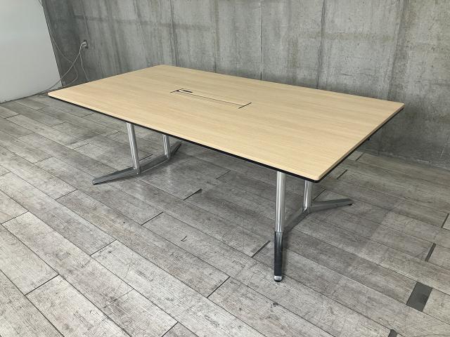 【中古】ラティオⅡ 4L27NG MR77 オカムラ（okamura） ミーティングテーブル（会議机）