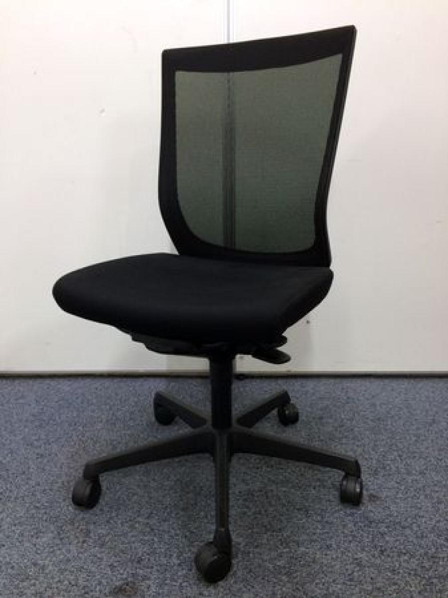 中古】エスクード オカムラ/okamura 肘無ローバックチェア 591477 