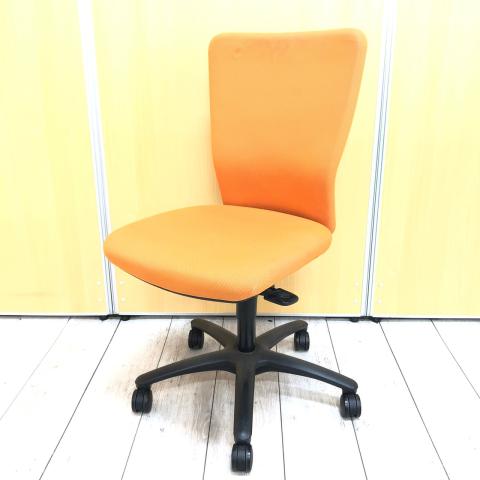 【中古】カロッツァチェア  オカムラ（okamura） 肘無ハイバックチェア