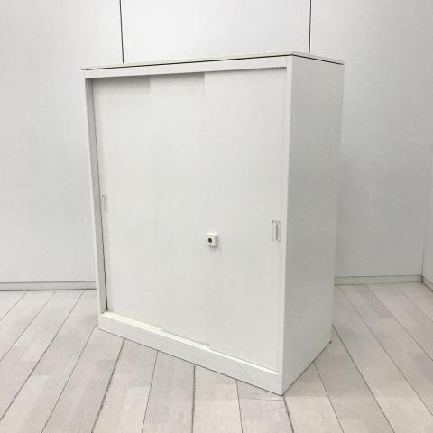 【中古】レクトライン 4B3SZL ZA75 オカムラ（okamura） ローキャビネット／引き違い