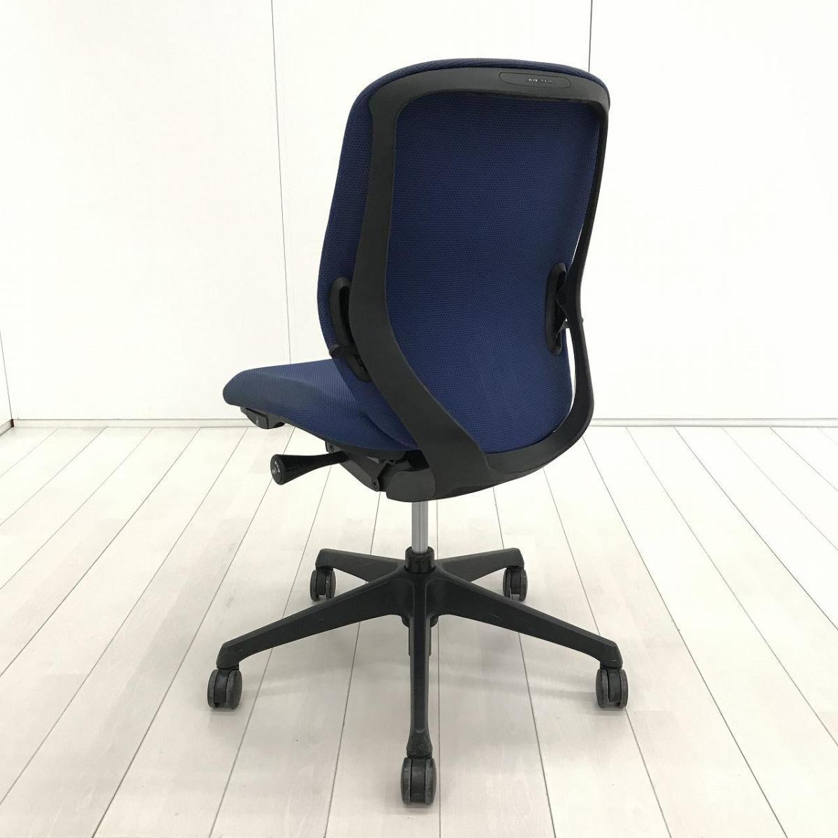 中古】シルフィー C633XR FSF3 オカムラ/okamura 肘無ローバックチェア