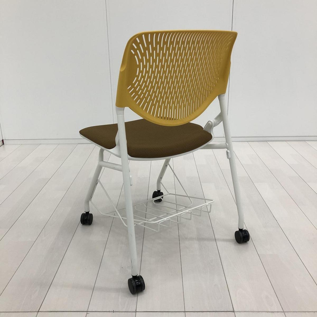 中古】ルナ 81S1MY 7707 オカムラ/okamura ネスティングチェア 591505