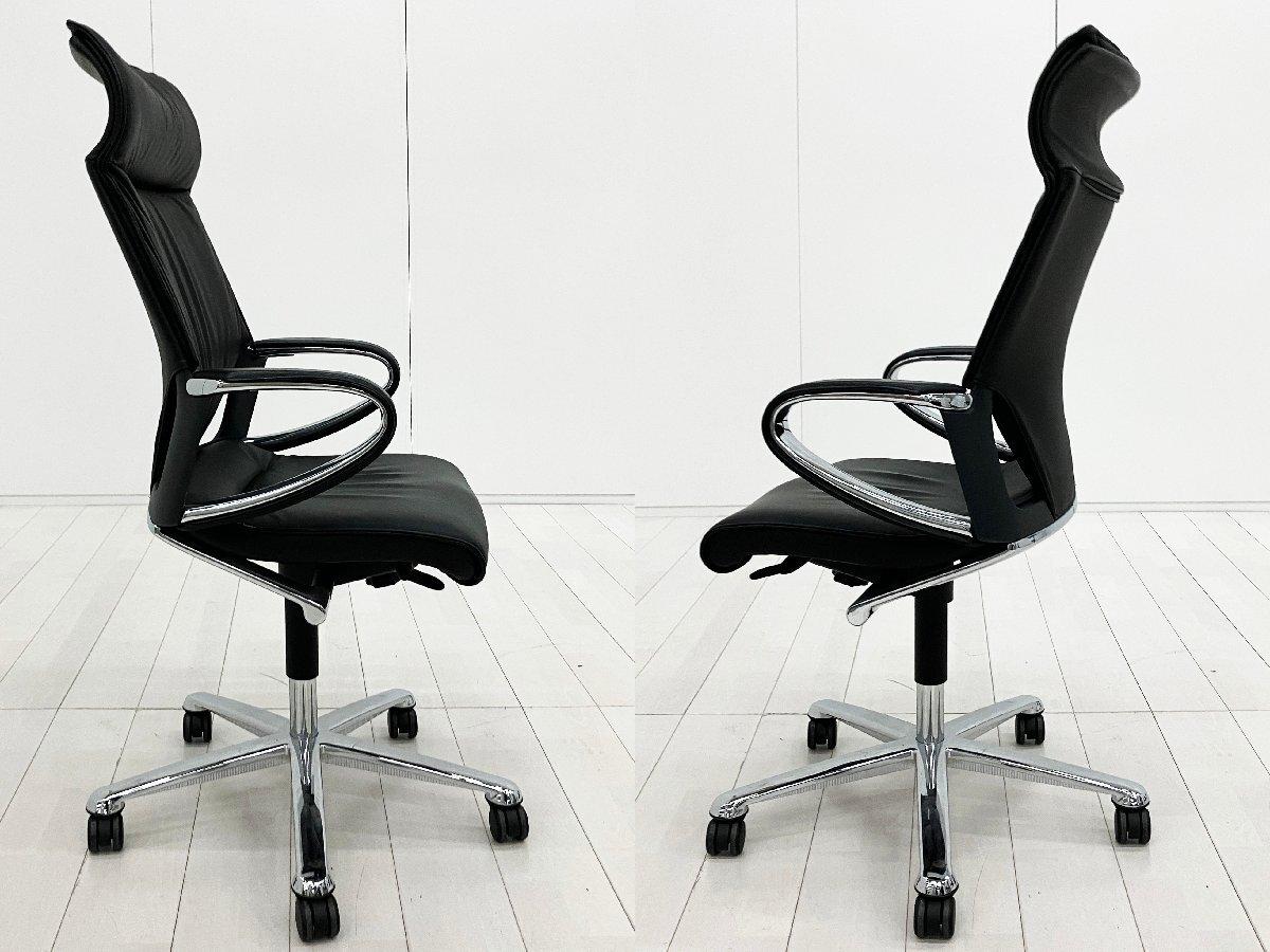 中古】モダス Wilkhahn/ウィルクハーン 肘付ハイバックチェア 591546