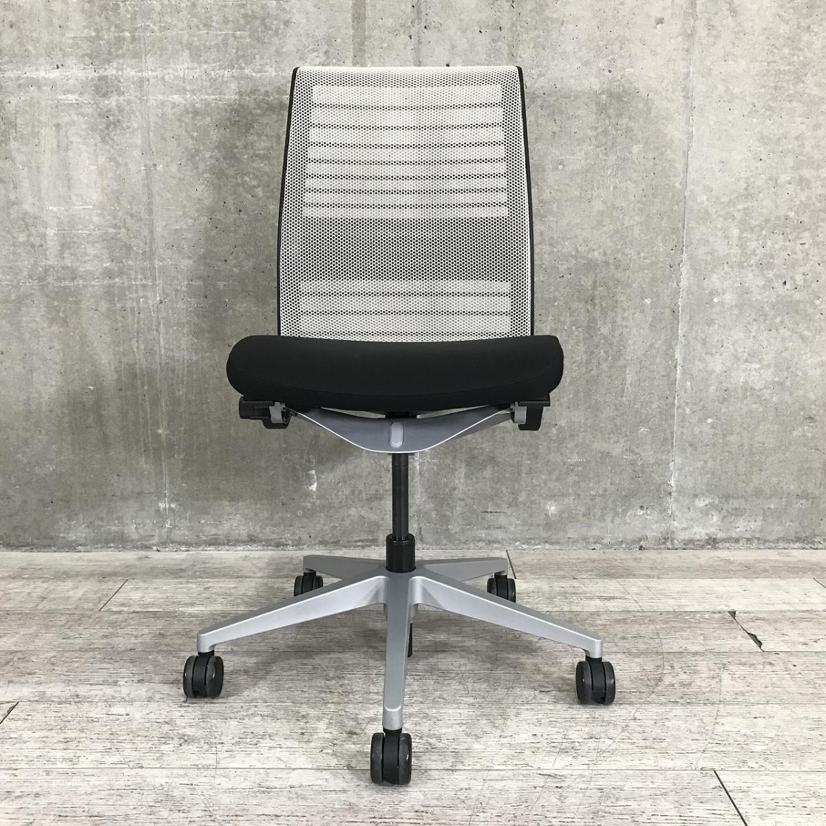 中古】シンクチェア（新モデル） Steelcase/スチールケース 肘無 