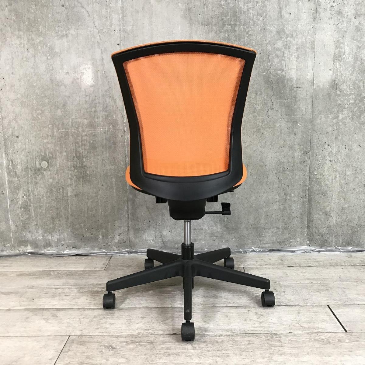 中古】バリシア CRS-GL1050 コクヨ/KOKUYO 肘無ローバックチェア 